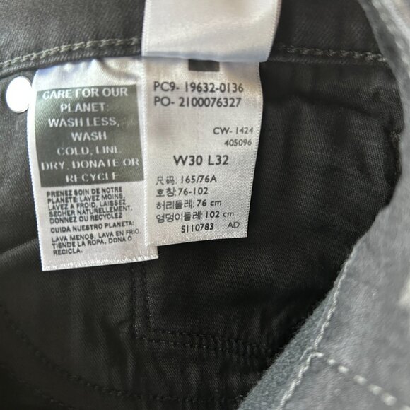 Share Levi's 315 Shaping Bootcut Women's Jeans Mid Rise Black Denim Size 10 W30 - Picture 9 of 12